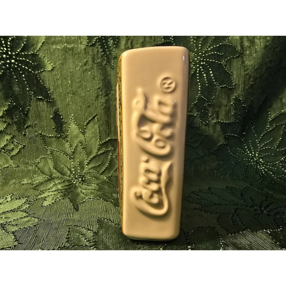 Coca-Cola Ceramic Toothbrush Holder Retro 6 For 25¢ Bottle Design /0402